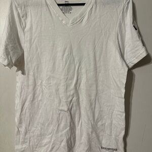 True Religion White‎ Short Sleeve Tee
